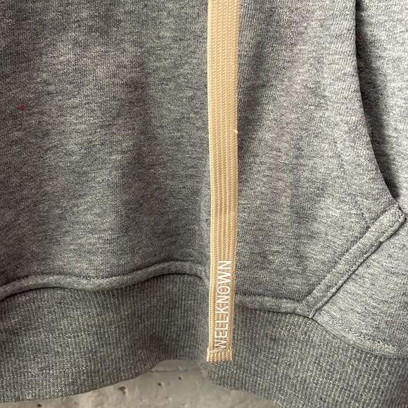 Well Known Studios Taping goes here gray & red hoodie - Picture 3 of 6